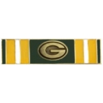 GREEN BAY PACKERS PIN MILITARY RIBBBON BAR PACKERS PIN