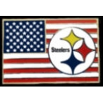 PITTSBURGH STEELERS FLAG PIN