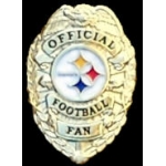 PITTSBURGH STEELERS FAN BADGE PIN