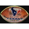 HOUSTON TEXANS FOOTBALL PRINT PIN