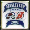 NHL 2001 STANLEY CUP SQ MATCHUP DEVILS AVALANCHE PIN