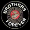 USMC MARINE CORPS BROTHERS FOREVER PIN