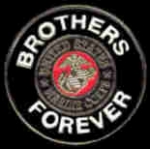 USMC MARINE CORPS BROTHERS FOREVER PIN