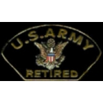 US ARMY RETIRED PIN PATCH STYLE PIN