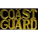 US COAST GUARD SCRIPT PIN USCG PIN