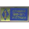 USMC MARINE CORPS 1ST DIVISION MARINE VIETNAM PIN