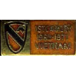 US ARMY 1ST CAVALRY VIETNAM BAR PIN