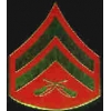 USMC MARINE CORPS E-4 CORPORAL CHEVRONS PIN