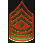 USMC MARINE CORPS E-8 1ST SGT CHEVRONS PIN