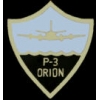 US NAVY P-3 ORION CREST LOGO PIN