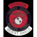 USMC MARINE CORPS PINS OPERATION DESERT SHIELD PIN 