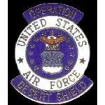 OPERATION DESERT SHIELD PIN US AIR FORCE PIN