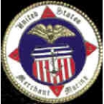 US MERCHANT MARINE ROUND LOGO PIN