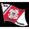 USCG PINS US COAST GUARD FLAG PIN