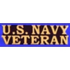 USN NAVY PIN VETERAN PIN SCRIPT NAVY VET HAT OR LAPEL PIN