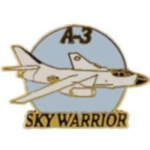 A-3 SKYWARRIOR JET AIRPLANE PRESENTATION PIN