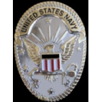 USN NAVY LOGO SHIELD BADGE