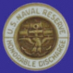 US NAVY PIN RESERVE HONORABLE DISCHARGE USN PIN