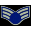 US AIR FORCE AIRMAN E-4 SERGEANT CHEVRON PIN