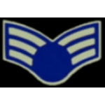 US AIR FORCE AIRMAN E-4 SERGEANT CHEVRON PIN