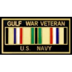 USN NAVY PIN GULF WAR VETERAN NAVY PIN