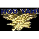 USN NAVY SEAL PIN HOO YAH CHEER PIN