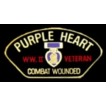 WORLD WAR 2 PURPLE HEART COMBAT WOUNDED WW2 PIN