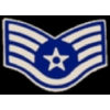 US AIR FORCE E-5 STAFF SERGEANT CHEVRONS PIN