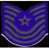 US AIR FORCE E-7 MASTER SERGEANT INSIGNA PIN