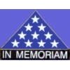 IN MEMORIAM TRI FOLD FLAG PIN