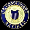 US COAST GUARD PIN RETIRED USCG PIN