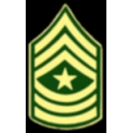 US ARMY SERGEANT MAJOR E-9 CHEVRONS PIN