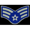 US AIR FORCE E-4 SENIOR AIRMAN CHEVRONS PIN