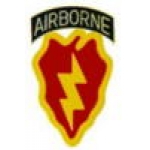 US ARMY 25TH INFANTRY DIVISION AIRBORNE LOGO PIN