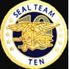 USN NAVY SEAL TEAM 10 PIN