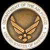 US AIR FORCE DEPARTMENT OF THE AIR FORCE INSIGNIA PIN