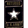 US ARMY RETIRED SQUARE PIN