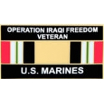 USMC MARINE CORPS OPERATION IRAQI FREEDOM VETERAN PIN