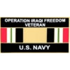 USN NAVY OPERATION IRAQI FREEDOM VETERAN PIN