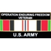 US ARMY OPERATION ENDURING FREEDOM AFGHANISTAN VETERAN PIN