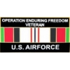 US AIR FORCE OPERATION ENDURING FREEDOM AFGHANISTAN VETERAN PIN