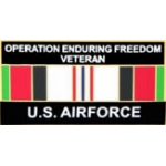 US AIR FORCE OPERATION ENDURING FREEDOM AFGHANISTAN VETERAN PIN