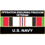 USN NAVY OPERATION ENDURING FREEDOM AFGHANISTAN VETERAN PIN