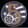 US AIR FORCE 5TH AIR FORCE OLD LOGO PIN