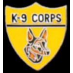 K-9 CORPS LOGO PIN