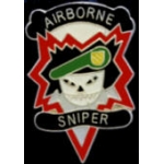 US ARMY AIRBORNE SNIPER PIN