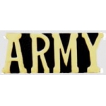 US ARMY GOLD SCRIPT PIN