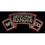 US ARMY RANGERS AIRBORNE RIBBON SCHROLL PIN