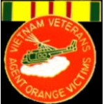 VIETNAM VETERAN PIN VICTIM AGENT ORANGE PIN