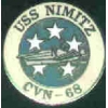 USN NAVY USS NIMITZ LOGO PIN